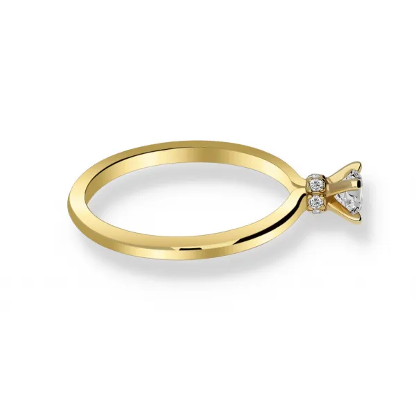 Pierścionek Złoty Z Brylantami 0,28 ct RSM0003