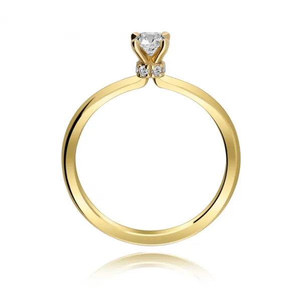 Pierścionek Złoty Z Brylantami 0,28 ct RSM0003