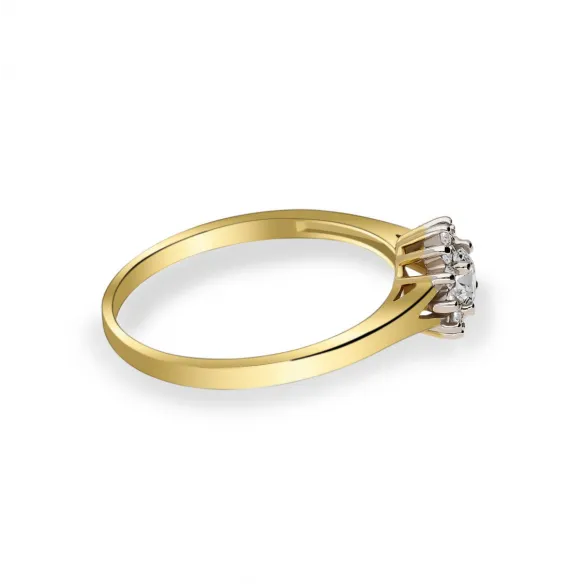 Pierścionek Złoty Z Brylantami 0,32ct RS0315