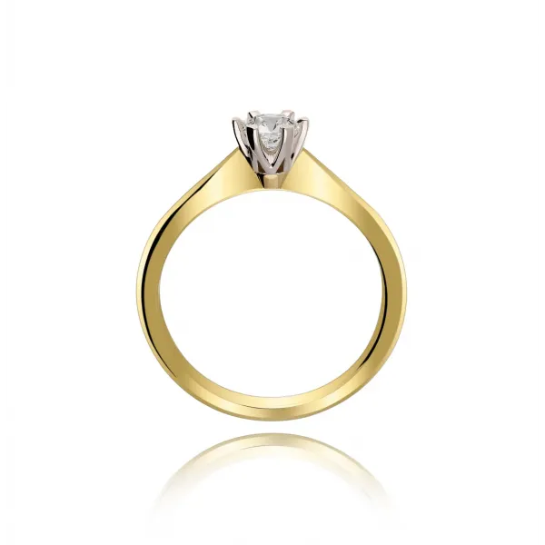 Złoty Pierścionek Z Brylantem 0,30ct RSDI07