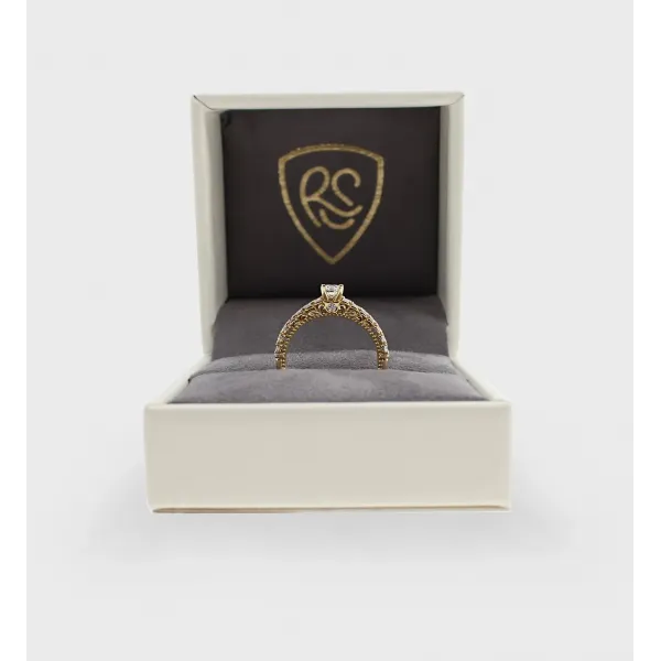 Pierścionek Złoty Z Brylantami 0,51ct RSTB0878