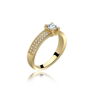Pierścionek Złoty Z Brylantami 0,48 ct RSM0007