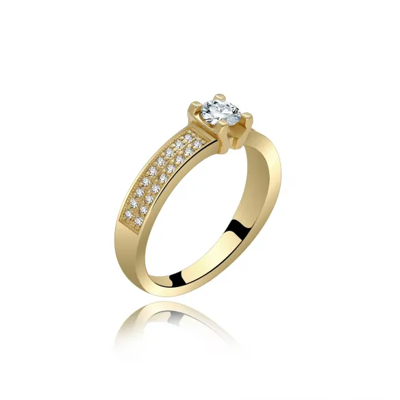 Pierścionek Złoty Z Brylantami 0,48 ct RSM0007