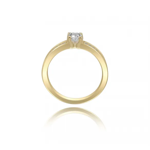 Pierścionek Złoty Z Brylantami 0,48 ct RSM0007