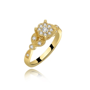 Złoty Pierścionek z Brylantami 0,30ct RSTB34