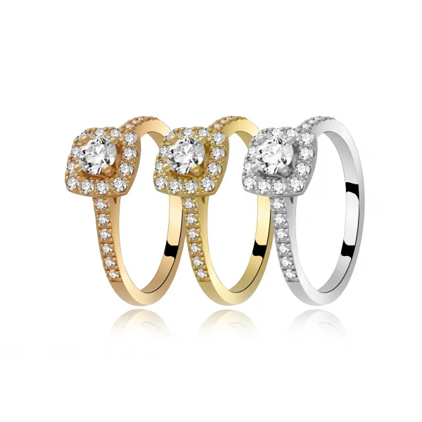 Pierścionek Zaręczynowy Z Brylantami 0,60ct RSR019