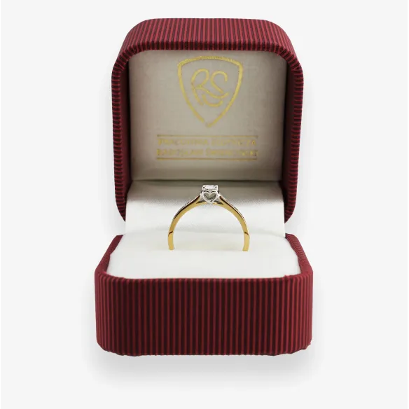 Złoty Pierścionek Z Brylantami 0,20 ct RS0459BIS