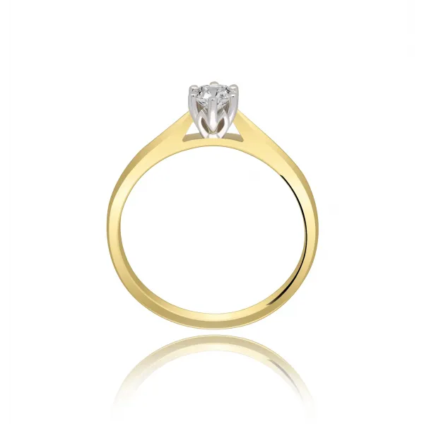 Pierścionek Zaręczynowy Z Brylantem 0,20 ct RS0295