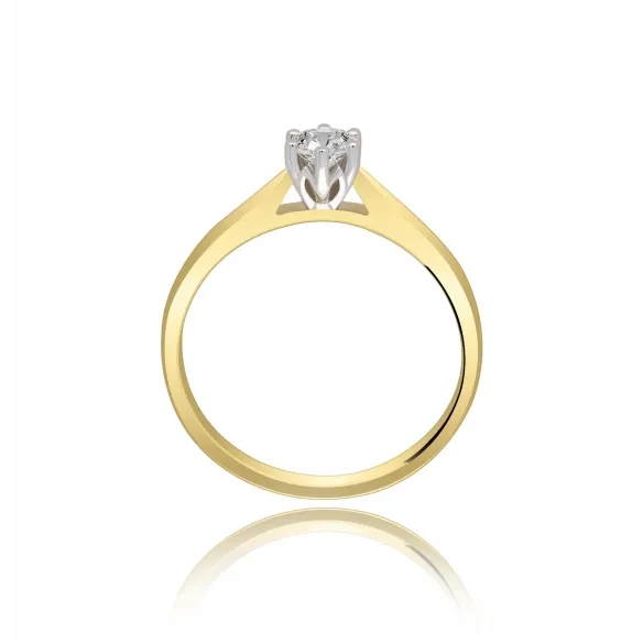 Pierścionek Zaręczynowy Z Brylantem 0,20 ct RS0295