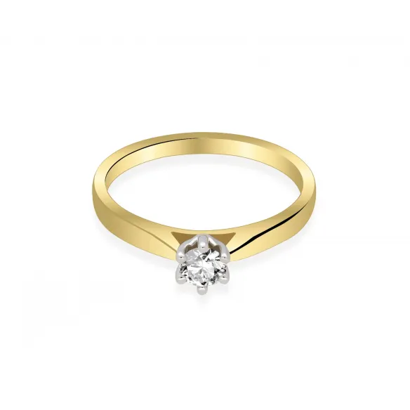 Pierścionek Zaręczynowy Z Brylantem 0,20 ct RS0295