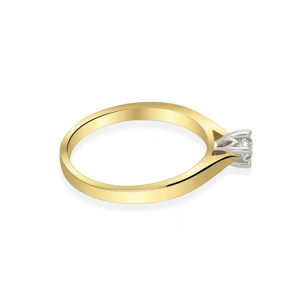 Pierścionek Zaręczynowy Z Brylantem 0,20 ct RS0295