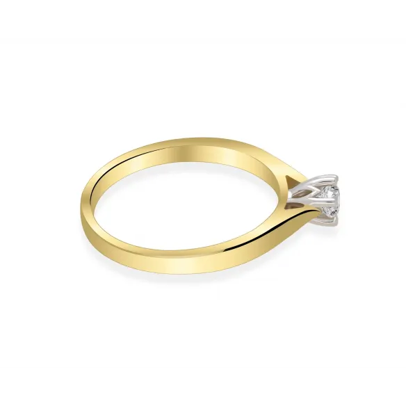 Pierścionek Zaręczynowy Z Brylantem 0,20 ct RS0295