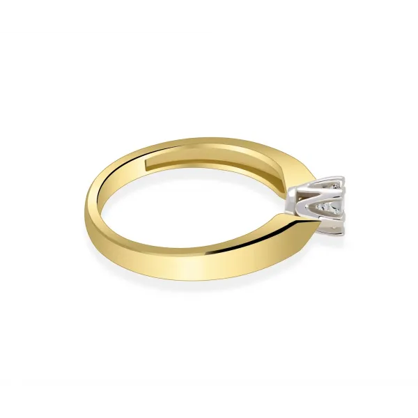 Pierścionek Zaręczynowy Z Brylantem 0,25ct RS0041