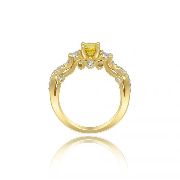 Złoty Pierścionek Z Brylantami 0,89ct RSM0010