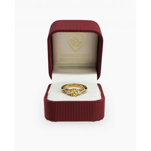 Złoty Pierścionek Z Brylantami 0,89ct RSM0010