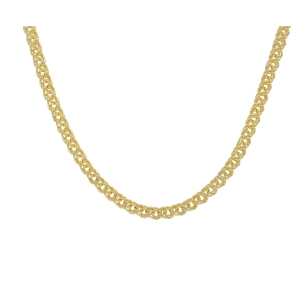 Złoty Łańcuszek Splot Garibaldi 55 cm L6