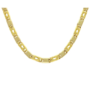 Złoty Łańcuszek Splot Ozdobny 60 cm L6