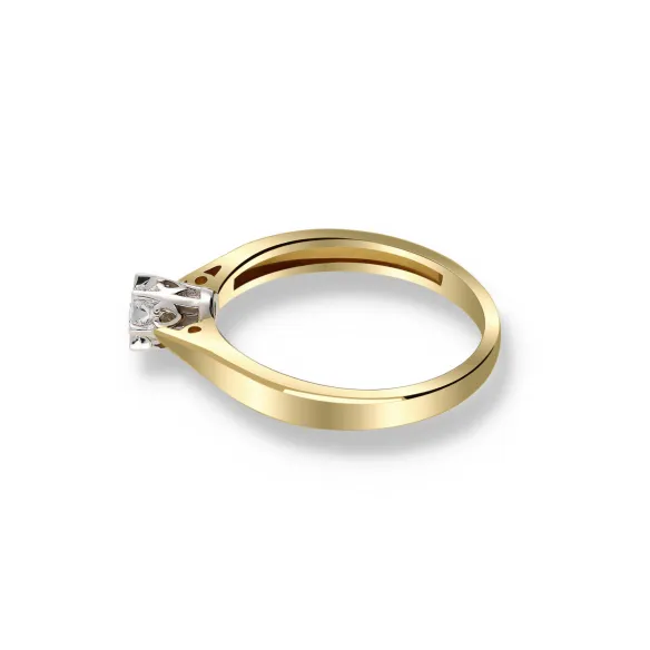 Pierścionek Złoty Z Brylantem 0,25ct RS0148