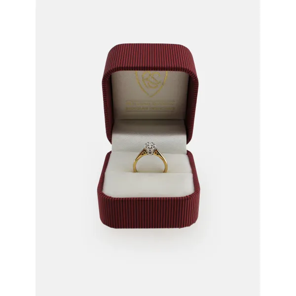 Pierścionek Złoty Z Brylantem 0,25ct RS0148