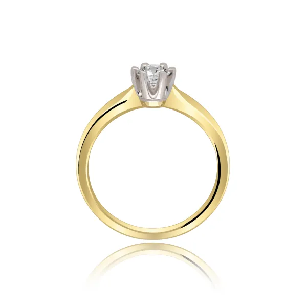 Pierścionek Złoty Z Brylantem 0,25ct RS0362