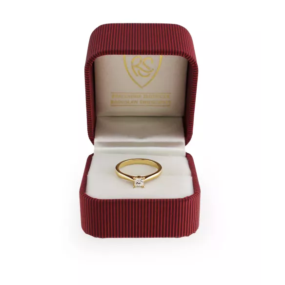 Pierścionek Złoty Z Brylantem 0,30ct RS0001