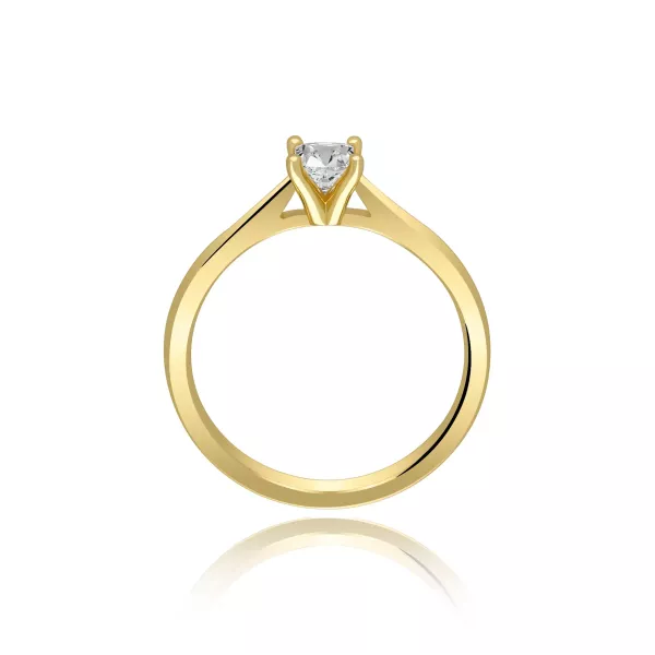 Pierścionek Złoty Z Brylantem 0,30ct RS0001