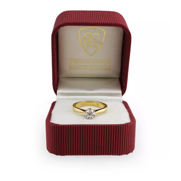 Pierścionek Zaręczynowy Z Brylantami 0,50 ct RSD0474