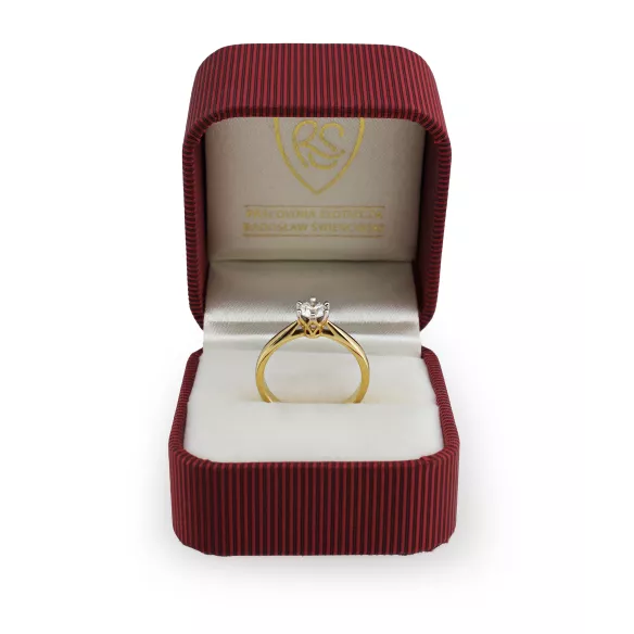 Pierścionek Zaręczynowy Z Brylantami 0,50 ct RSD0474