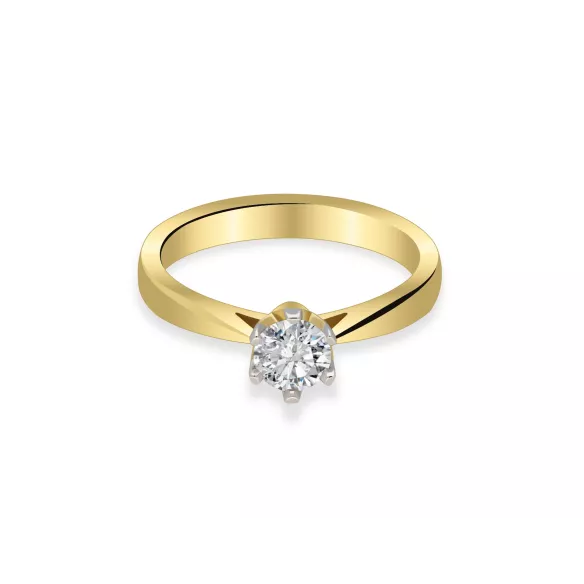 Pierścionek Zaręczynowy Z Brylantami 0,50 ct RSD0474