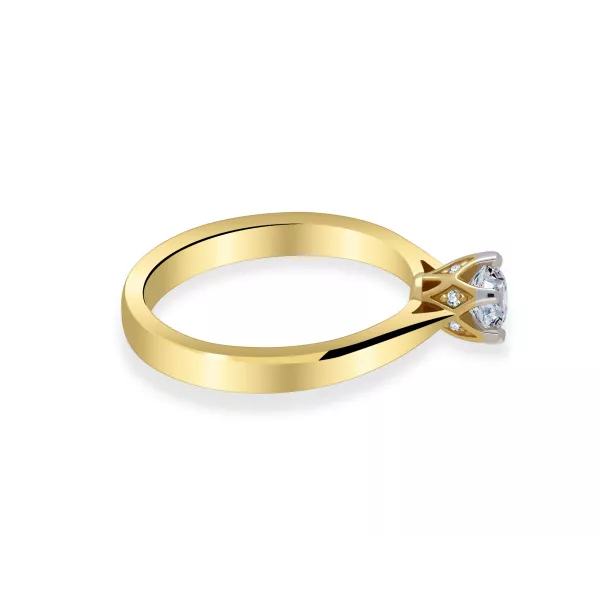 Pierścionek Zaręczynowy Z Brylantami 0,50 ct RSD0474