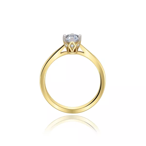 Pierścionek Zaręczynowy Z Brylantami 0,50 ct RSD0474