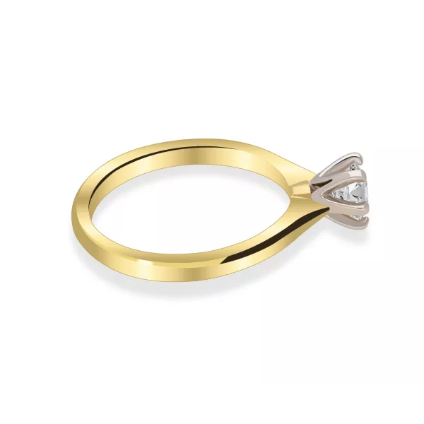 Pierścionek Zaręczynowy Z Brylantem 0,50 ct RSDI07