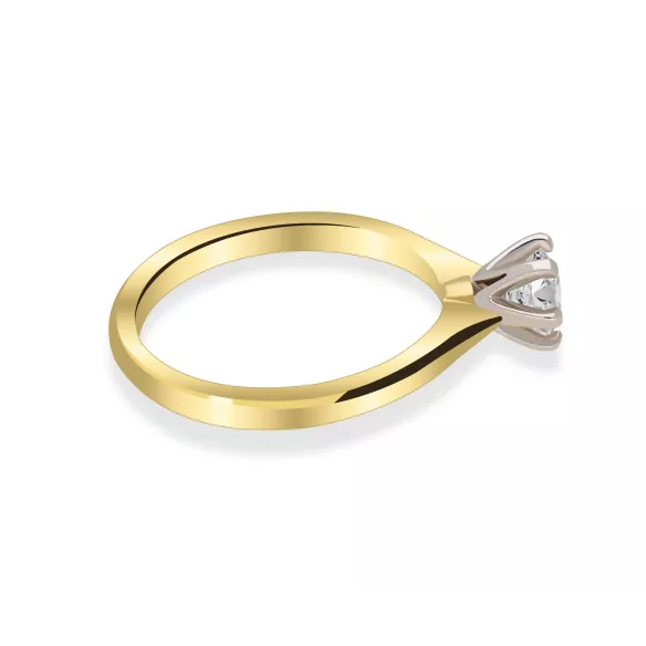 Pierścionek Zaręczynowy Z Brylantem 0,50 ct RSDI07