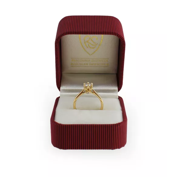 Pierścionek Złoty Z Brylantami 0,53ct RS0414