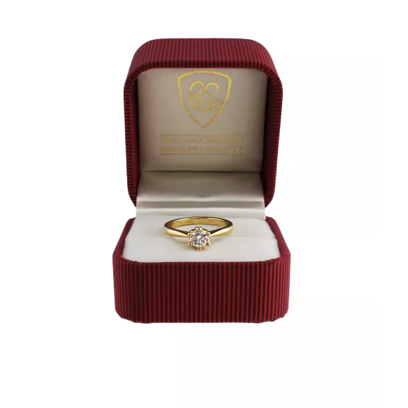 Pierścionek Złoty Z Brylantami 0,53ct RS0414