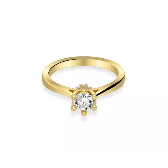 Pierścionek Złoty Z Brylantami 0,53ct RS0414