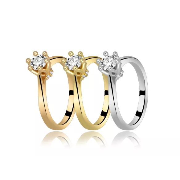 Pierścionek Złoty Z Brylantami 0,53ct RS0414