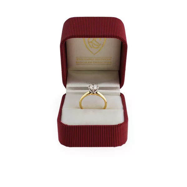 Pierścionek Złoty Z Brylantem 1,00ct RS0226