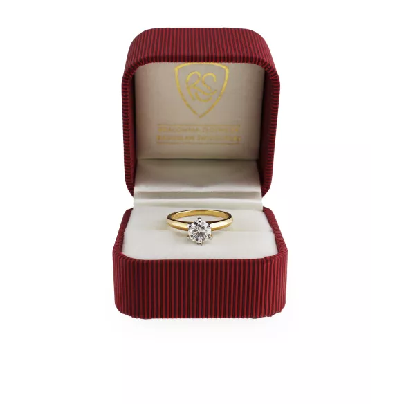 Pierścionek Złoty Z Brylantem 1,00ct RS0226