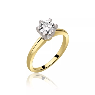 Pierścionek Złoty Z Brylantem 1,00ct RS0226
