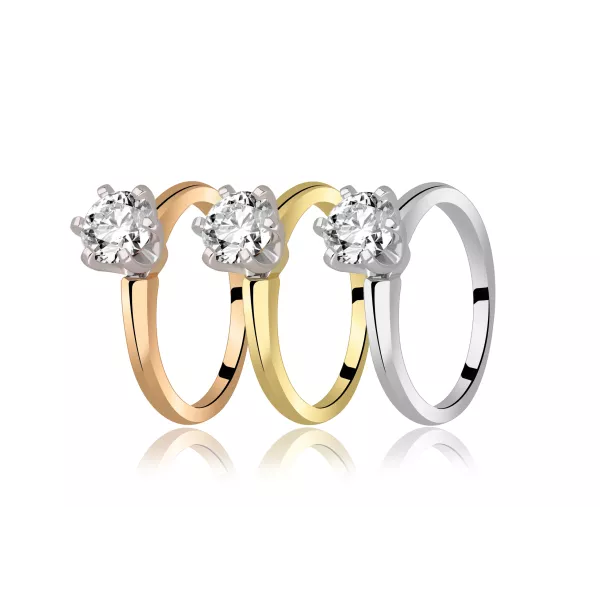 Pierścionek Złoty Z Brylantem 1,00ct RS0226