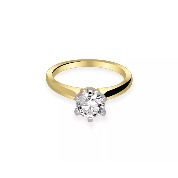 Pierścionek Złoty Z Brylantem 1,00ct RS0226