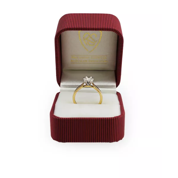 Pierścionek Złoty Z Brylantem 0,50ct RS0336