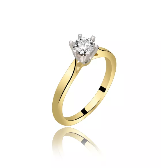 Pierścionek Złoty Z Brylantem 0,50ct RS0336