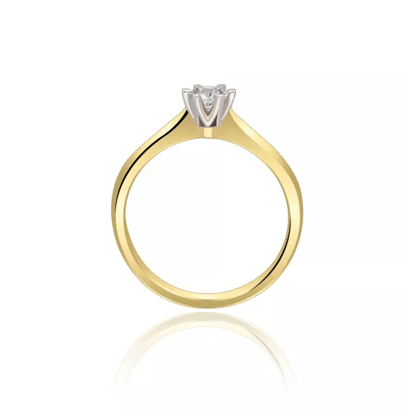 Pierścionek Złoty Z Brylantem 0,30ct RSDI07