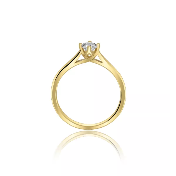 Pierścionek Złoty Z Brylantem 0,30ct RS0273