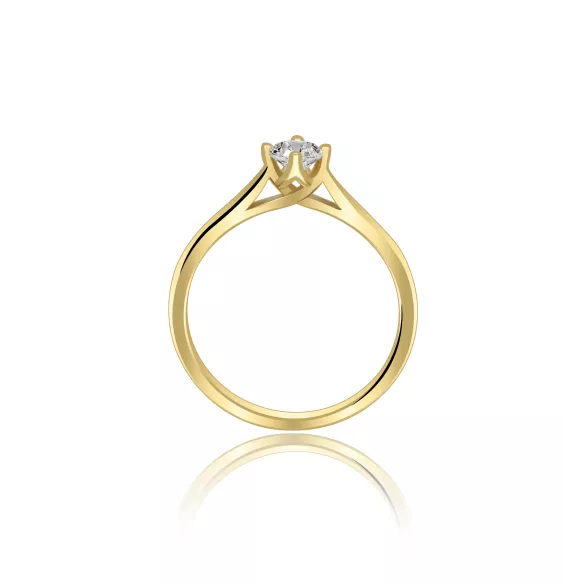 Pierścionek Złoty Z Brylantem 0,30ct RS0273