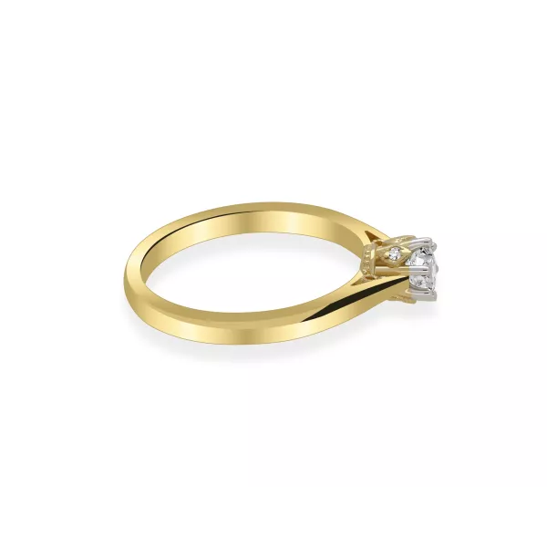 Pierścionek Zaręczynowy Z Brylantami 0,29ct RSTB58