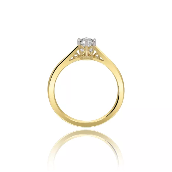 Pierścionek Zaręczynowy Z Brylantami 0,29ct RSTB58