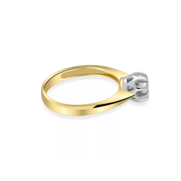 Złoty Pierścionek Z Brylantem 0,30ct RSI007